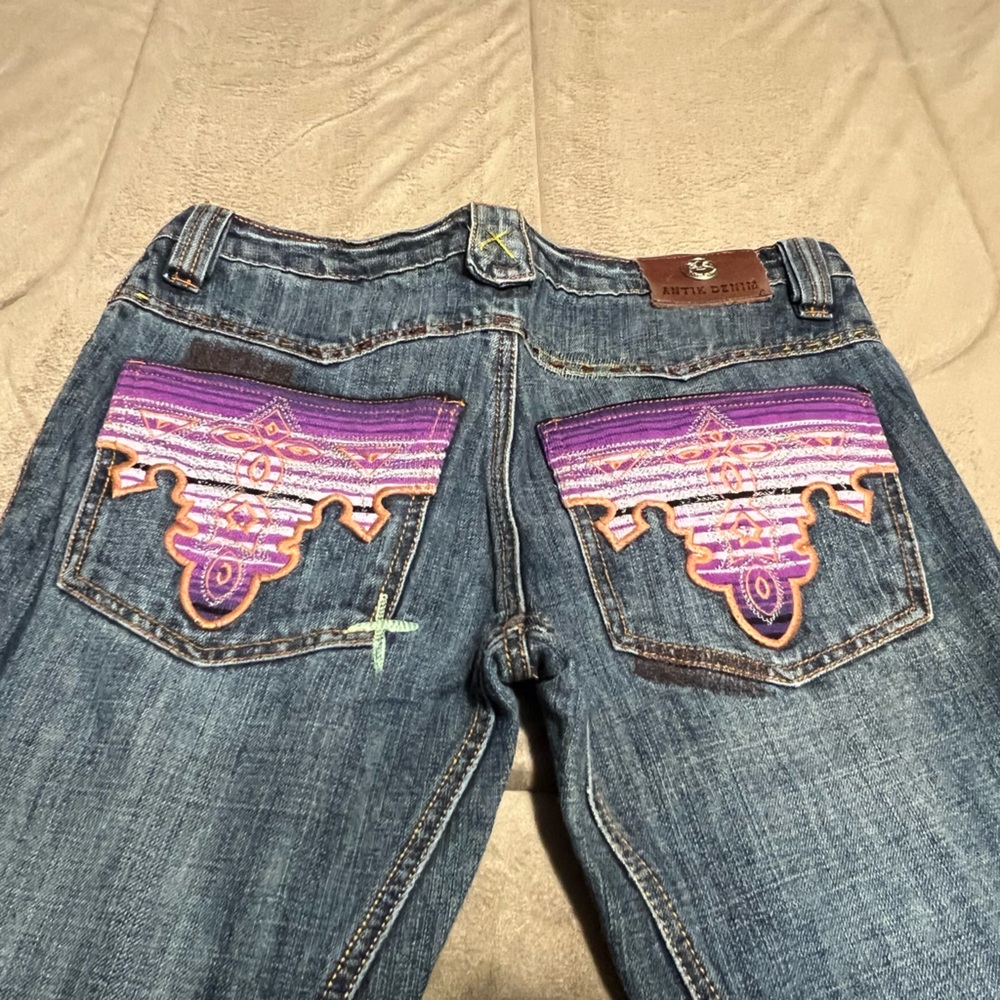 Antik Denim Jeans Southwest Blanket Pockets Size 28